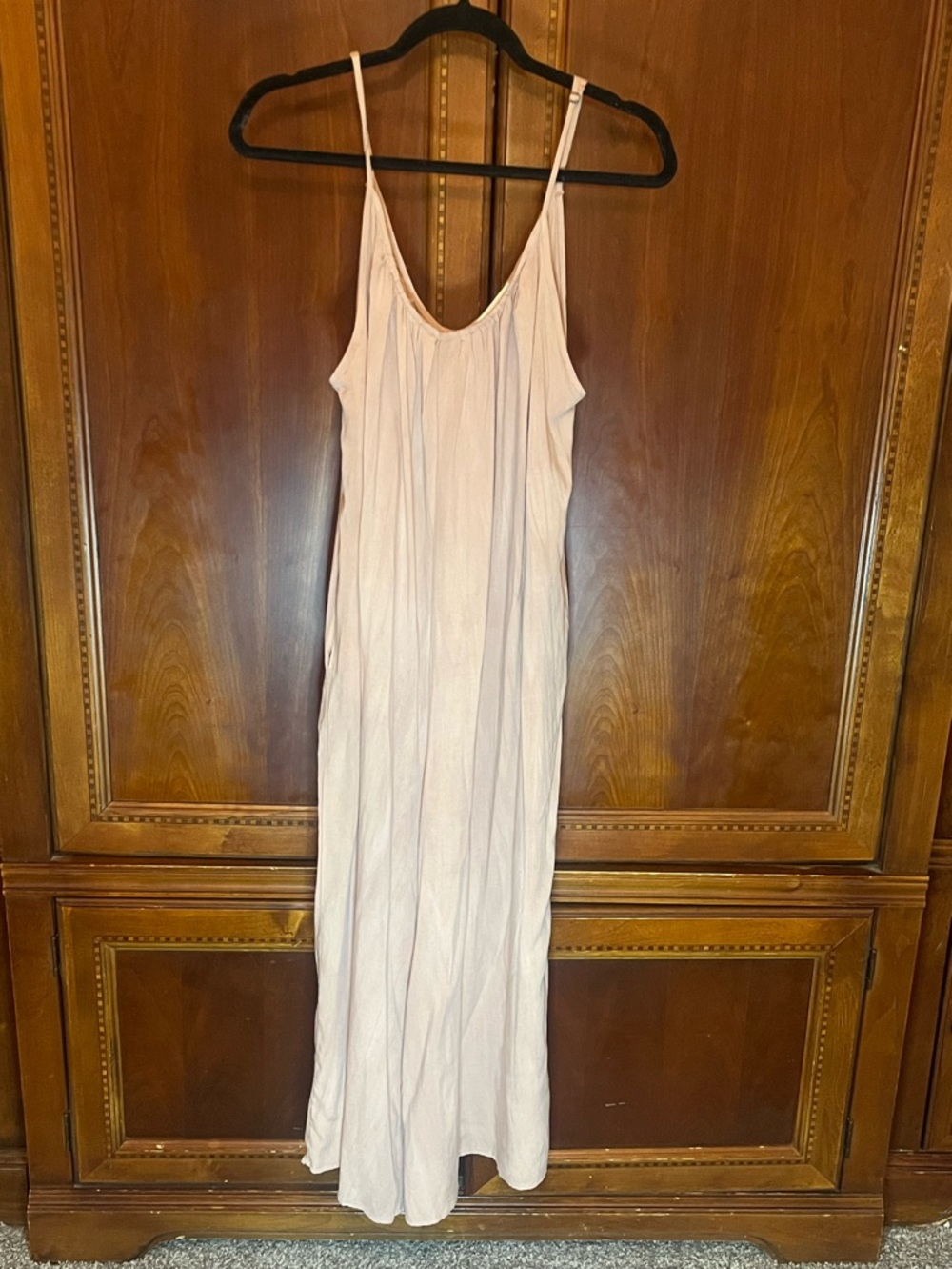 Cherish Light Pink Jumpsuit with Spaghetti Straps